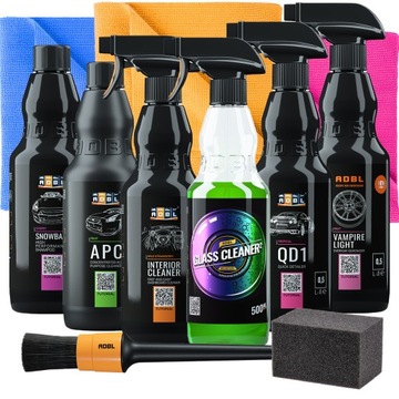ADBL ZESTAW Kosmetyków do auta CAR DETAILING