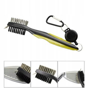 2xGolf Club Brush Cleaner Выдвижной инструмент для