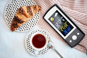 STACJA POGODY TERMOMETR HIGROMETR BAROMETR +ZASIL