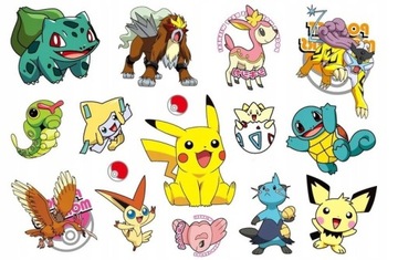 TATUAŻE ZMYWALNE DLA DZIECI POKEMON GO CG219