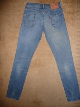 Spodnie dżinsy LEVIS 511 W30/L34=40,5/110cm jeansy