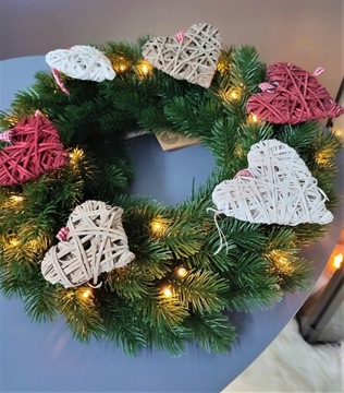 Подвеска-украшение в виде плетеных сердечек, свадебное причастие x2, белый