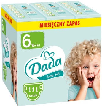Dada Extra Soft rozmiar 6 15-20 kg 117 szt