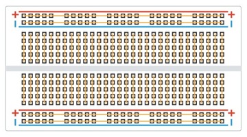 Płytka stykowa 83 x 54 mm 400 otworów Arduino