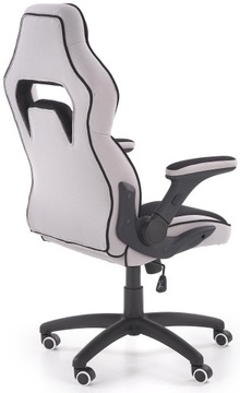 Вращающееся игровое кресло SONIC, черно-серое