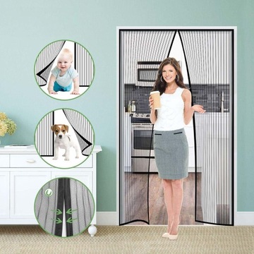 Магнитная москитная сетка для балконной двери, окна, балкона, террасы