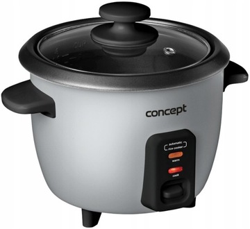 Мультиварка Concept RE1010 0,6 л серебристый/серый 350 Вт