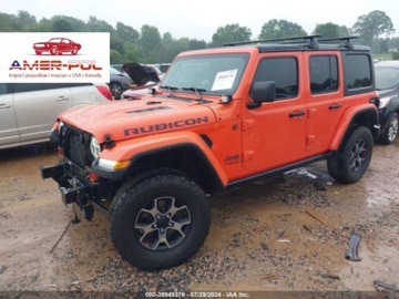 Jeep 2019 Jeep Wrangler 2019r, Unlimited Rubicon, 3.6L, 4x4 3.6 Benzyna 285KM