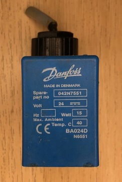 Катушка Danfoss BA024D, 15 Вт, 24 В 042N7551