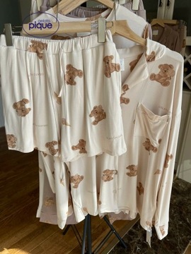 Gelato Pique Pajamas Room Wear Teddy Bear Cute Pr