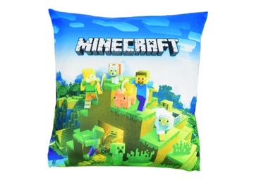 poduszka MINECRAFT jasiek wymiary 40x40 wzór M1