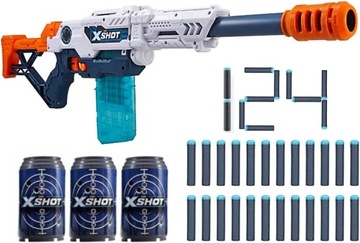 SNAJPERKA X-SHOT MAX NA STRZAŁKI PIANKOWE 124 szt.