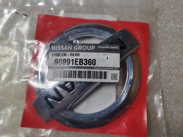 NISSAN NAVARA D40 PATHFINDER ZNAK ZADNÍ KRYT KUFRU LOGO 90891EB360