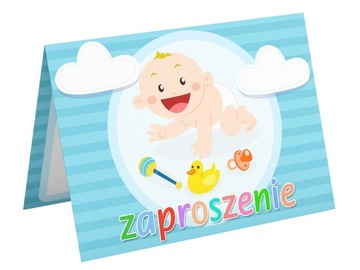 Zaproszenia na 1 2 3 5 Urodziny dla dzieci A6wz10