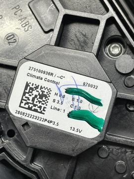 PANEL VENTILACE KLIMATIZACE ARKANA HYBRIDNÍ ORIG. FV