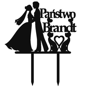 ТОПЕР НА СВАДЕБНЫЙ ТОРТ, КОШКИ, НЕВЕСТА И ГРУППА, СВАДЬБА