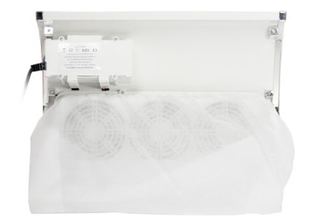 Пылесборник мощностью 45 Вт с 3 вентиляторами.