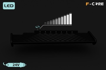 Półka na deskę TIR MAN TGX 07-20 długa eko-skóra