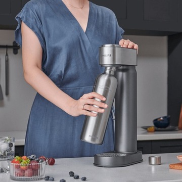 PHILIPS GoZero ADD917SST Бутылка для газированной воды, сталь