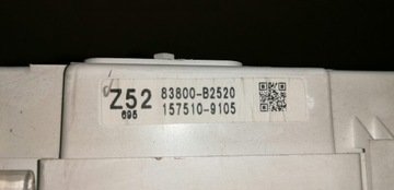 DAIHATSU CUORE VI 1.0 03- PŘÍSTROJOVÁ DESKA 83800B2520