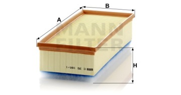 MANN-FILTER C 35 160/1 Воздушный фильтр