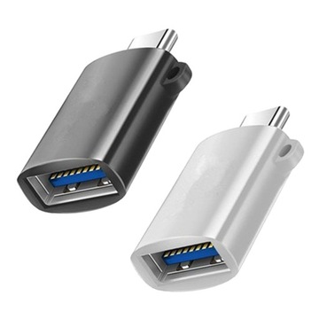2x Hub USB 3.0 Rozdzielacz USB C, transfer danych, stabilny kolor czarny i