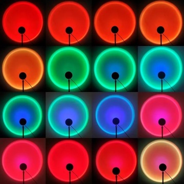 СВЕТОДИОДНЫЙ НОЧНИК ЗАКАТА ДЛЯ ДЕТСКОЙ СПАЛЬНИ, СТОЯЩИЙ НА СТОЛТЕ - ПОДАРОК