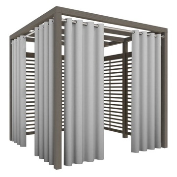 ZASŁONY OGRODOWE 155x260 DO ALTANY TARASU OGRODU ZASŁONA WODOODPORNA