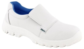 BIAŁE OBUWIE BUTY ROBOCZE OCHRONNE Z PODNOSKIEM 45