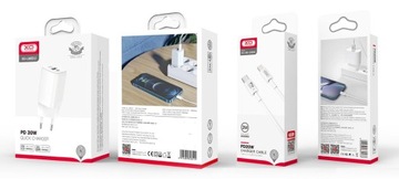 Зарядное устройство, разъем USB-C, 30 Вт, кабель для iPhone, 200 см