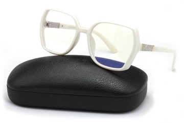 OKULARY ZERÓWKI DO KOMPUTERA BLUE LIGHT etui