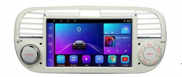 RADIO SAMOCHODOWE 2 DIN ANDROID GPS WIFI FIAT 500 2007-2014