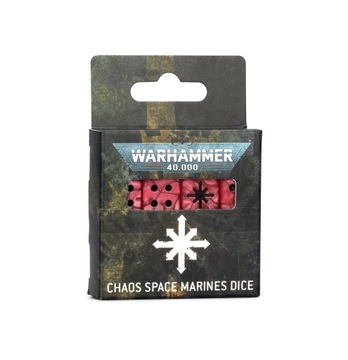 CHAOS SPACE MARINES Dice Set