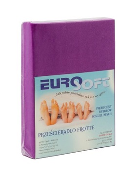 Prześcieradło FROTTE bez gumki 140x200 GRUBE 35kol