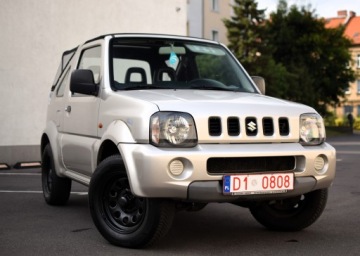 Suzuki Jimny III Standard 1.3 VVT 85KM 2006 Suzuki Jimny 1.3 Benzyna z Niemiec Cabrio 120 tys km Stan Perfekcyjny
