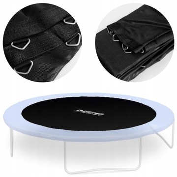 MATA do Trampoliny Ogrodowej 244cm 8ft na 42 SPRĘŻYNY BATUT DO SKAKANIA