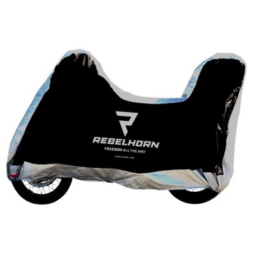 Pokrowiec na motocykl z kufrem centralnym długość 246cm Rebelhorn Cover L