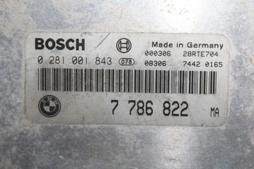 BMW E38 740D JEDNOTKA ŘÍZENÍ MOTORU 0281001843
