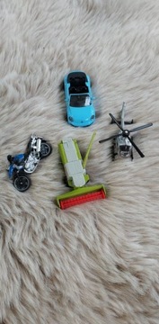 SIKU SAMOCHÓD SAMOCHODZIKI POJAZDY 4 SZTUKI