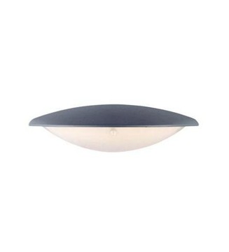 Kinkiet ogrodowy owalny z daszkiem lampa APUS LED - stylowa oświetlenie