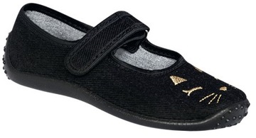 ZETPOL Balerinki kapcie Marysia Czarna 34
