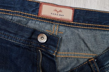 ZARA MAN VINTAGE JEANSY spodnie męskie PREMIUM 34/34 pas 90