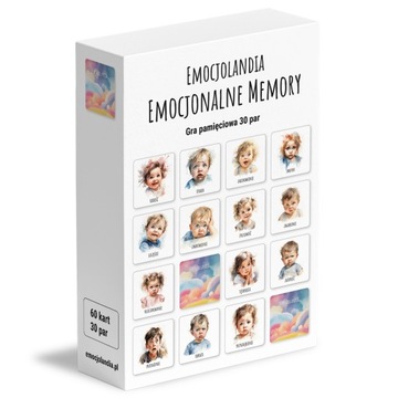 Emocjonalne Memory - gra pamięciowa - 30 par