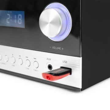 Стереосистема HiFi BT CD MP3 FM-радио USB-пульт дистанционного управления