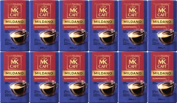 Zestaw 12 x MK Mildano bezkofeinowa mielona 250g