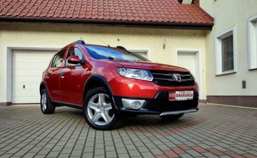 Dacia Sandero II Hatchback 5d TCe  90KM 2015 Dacia Sandero Stepway JAK NOWA Nawigacja Czujniki Parkowania Tempomat Komp, zdjęcie 25