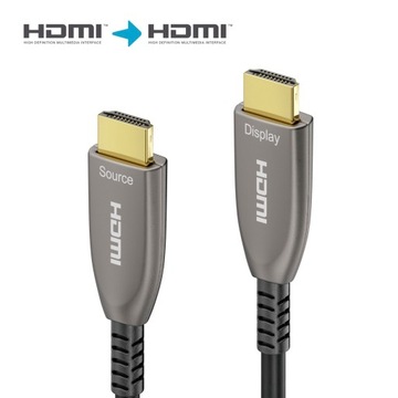 Kabel optyczny HDMI Sonero XAOC210-100 4K 18Gbps, światłowód, 10m