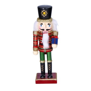 Стоящая фигурка солдата-щелкунчика, 25 см.