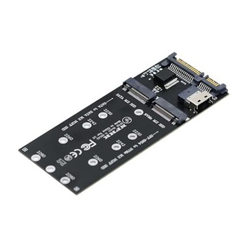 Cablecc SFF-8654 na U2 zestaw NGFF M-Key do Slimline SAS NVME PCIe SSD SATA