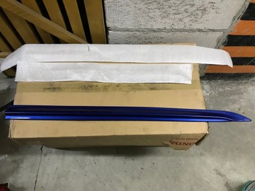 CIVIC X HB LIŠTA DVEŘE PŘEDNÍ ZADNÍ ORIGINÁLNÍ HONDA KOMPLET BLUE MODRÝ